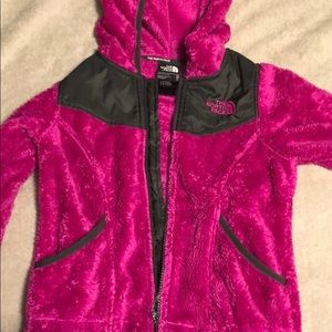 North face youth girls zip up jacket
